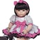 ADORA Realistic Baby Doll Little Dreamer Toddler Doll  20 inch Soft CuddleMe Vinyl Black Hair Brown Eyes