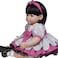 ADORA Realistic Baby Doll Little Dreamer Toddler Doll  20 inch Soft CuddleMe Vinyl Black Hair Brown Eyes