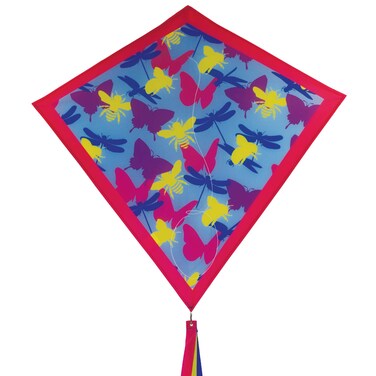 In the Breeze 3261  Pink Camo 30 Inch Diamond Kite  Fun Easy Flying Camo Kite