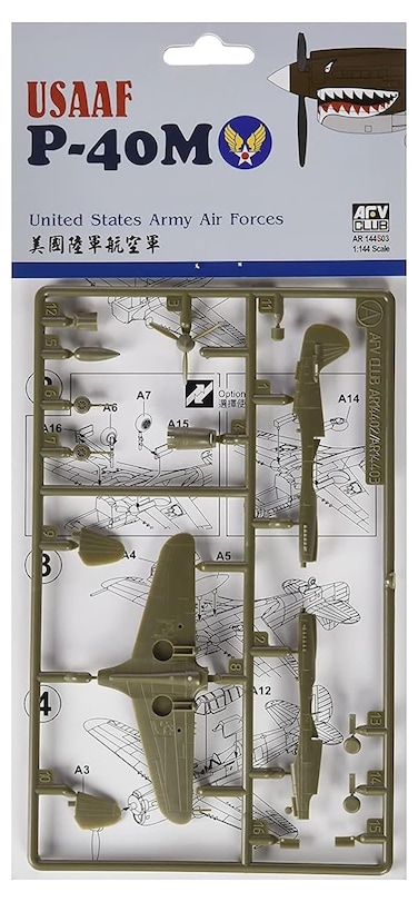 AFV Club AFV144S03 1144 P40M Warhawk USAAF Model Building KIT