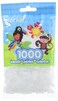 Perler Beads Fuse Beads for Crafts 1000pcs Clear Glitter