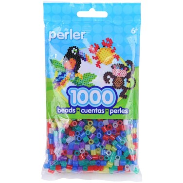 Perler Beads Fuse Beads for Crafts 1000pcs Clear Glitter