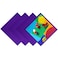 BOROLA Classic Building Base Block Plate  10 x 10 in Variety Color Compatible Most Major Brands Building Bricks 4Pack Purple