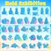 3 otters Play Sand and Sand Molds Kit 4 Lbs Magic Sand Play Sand Beach Mold Kit Play Sand Set with 45 Pcs Sand Molds and 1 Sand Tray