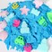 3 otters Play Sand and Sand Molds Kit 4 Lbs Magic Sand Play Sand Beach Mold Kit Play Sand Set with 45 Pcs Sand Molds and 1 Sand Tray