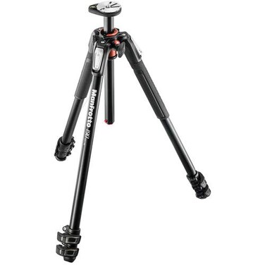 Manfrotto MT190XPRO3 3 Section Aluminum Tripod Legs with Q90 Column Black Bundled with A ZAYKiR Tripod Strap NonSlip with Two QuickRelease Loops Black