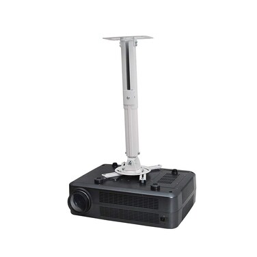 Loctek PT2 LCDDLP Projector Ceiling Mount Bracket Fits max 123 Weight Capacity 13lbs Both Flat and Vaulted Ceiling