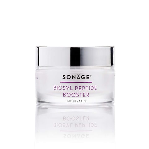 SONAGE Biosyl Peptide Booster  Infused With Peptides and Hyaluronic Acid  Natural Peptides Target and Reduce Appearance of Wrinkles  Fine Lines  Gentle For All Skin Types