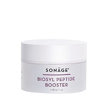 SONAGE Biosyl Peptide Booster  Infused With Peptides and Hyaluronic Acid  Natural Peptides Target and Reduce Appearance of Wrinkles  Fine Lines  Gentle For All Skin Types