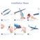 Toyvian Flying Airplane Gliders ToysFoam Plane Models36 Pack 8 Inch Party Bag Fillers for Kids