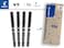 Pilot Flowpack 4 V5 HiTecpoint Liquid Ink Rollerball Pen Fine Tip Black  05mm Tip