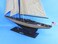 Hampton Nautical Rustic Wooden Model Sailing Yacht Enterprise 35