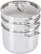 Viking Culinary 3Ply Stainless Steel Pasta Pot 8 Quart Includes Pasta  Steamer Insert Dishwasher Oven Safe Works on All Cooktops including Induction