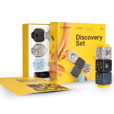CUBELETS Modular Robotics Robot Blocks with 5 Robot Cubes  Discovery Set for Home Robotics Kit  STEM Kits for Teens  Kids Aged 4  Science Engineering Kits