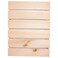 Rectangular Natural Wood Finish 17 x 235 Pine Wood Craft Pallet Plaque