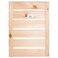 Rectangular Natural Wood Finish 17 x 235 Pine Wood Craft Pallet Plaque