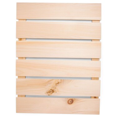 Rectangular Natural Wood Finish 17 x 235 Pine Wood Craft Pallet Plaque