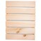 Rectangular Natural Wood Finish 17 x 235 Pine Wood Craft Pallet Plaque