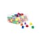 hand2mind Foam Blocks Counting Cubes for Kids Math 1 Inch Blocks for Preschool Crafts Math Manipulatives for Preschool Classroom Supplies for Teachers Elementary Pack of 100 with Storage