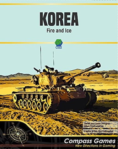 Compass Games CPS Korea Fire and Ice Strategic Level Boardgame of The War in Korea 195051
