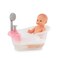 Corolle Baby Doll Bathtub with Shower  Bath Play Set for 12  14 Dolls Pink