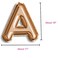 16 Rose Gold Single Alphabet Letter Balloons Aluminum Hanging Foil Film Balloon Mylar Balloons Air Balloon Cannot Float16Letter I
