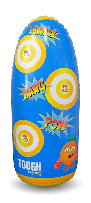 Taylor Toy Punching Bag for Kids  Inflatable Toys Bop It Bags for Kid  Toddler 38 Years Old  Water or Sand Weighted Bounce Back Bopper  Punch Weeble  Wobble Boppers Toy Game  Original