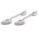 Arthur Court Modern Aluminum Salad Serving Spoon and Salad Serving Fork Salad Servers Set Carmel Collection 11 inch Long
