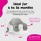 Bumbo 3in1 Baby Multi Seat Booster w Feeding Tray 636 Months Old Cool Grey