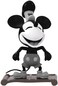 Beast Kingdom Mickey Mouse 90th Anniversary Mea008 Steamboat Willie Mini Egg Attack Figure Multicolor