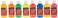 Sargent Art Neon Tempera Paint 8 Ounce 8 Fl Oz Pack of 8 8 Flip Cap Bottles 8 Count