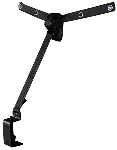 Mount It TV Safety Straps For Child and Baby Proofing Anti Tip Prevention and Earthquake Protection Heavy Duty Metal Connectors Secures to TV Stand and Walls Black