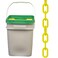 Mr Chain HeavyDuty Plastic Barrier Chain Pail Yellow 2Inch Link Diameter 120Foot Length 51002P