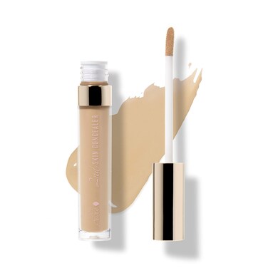 100 PURE 2nd Skin Concealer Fruit Pigmented Shade 4 Full Coverage Lightweight Liquid Concealer for Face Under Eyes Vegan Makeup For Medium Skin wWarm Olive Undertones  017 Fl Oz