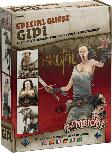 Zombicide Black Plague Special Guest Gipi Board Game