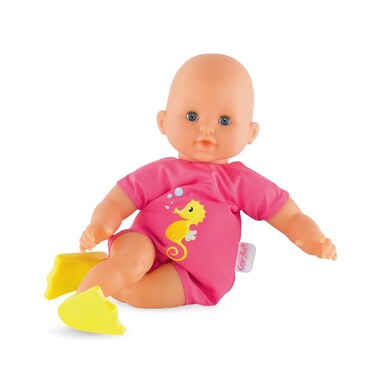 Corolle Mon Premier Poupon Bebe Bath Plouf Pink Toy Baby Doll