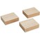Juvale Wooden Blocks for Crafts Wood Rectangle 388 x 31 in 3Pack