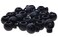 Tupalizy Plastic Round Spring Toggle Stopper Black Single Hole Cord Sliding Cord Fastener Locks End Fastener for Paracord Drawstrings Camping Hiking Shoelace Replacement Sports Backpacks 20PCS