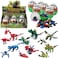 13in1 PreFilled Eggs with Dinosaurs Building Blocks Lego Compatible Transforming Dino Bricks Egg Surprise Kids Party Favors Goodie Bag Fillers Classroom Prizes