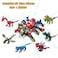 13in1 PreFilled Eggs with Dinosaurs Building Blocks Lego Compatible Transforming Dino Bricks Egg Surprise Kids Party Favors Goodie Bag Fillers Classroom Prizes