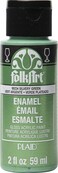 FolkArt Enamel Paint Silvery Green Metallic 2 oz