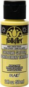 FolkArt Extreme Glitter Paint Lemon Crush