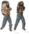ThreeZero The Walking Dead Michonnes Pet Walkers 16 Scale Figure Twin Pack
