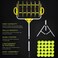 2in1 Tennis Ball Collector Pickup  Ball Hopper Basket  25 Balls  Automatic with 50 Ball Capacity  Bulk Racket Sports Equipment  IndoorOutdoor Picker Upper and Holder Cart with Wheels