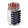 HBlife Lipstick Holder Acrylic Rotating 64 Lipstick Tower Organizer Spinning Lipstick Tower Lipgloss Holder with Removable Dividers