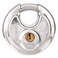 BRINKS  70mm Keyed Alike Heavy Duty Shielded Discus Padlock  3 Pack Chrome Plated Security Lock for Storage Shed Garage Lockers Toolboxes Construction Site Storage and More
