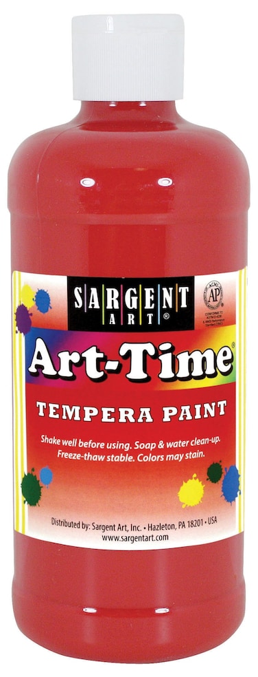 Sargent Art ArtTime Tempera Paint Red 16 oz
