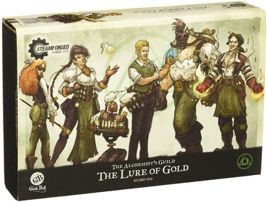 Steamfoged Games Guild Ball Alchemist Lure of Gold Expanded Starter Set Miniature Game Figure