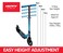Huffy Bicycle Company Remix Folding Inline Scooter Blue 200MM 28529