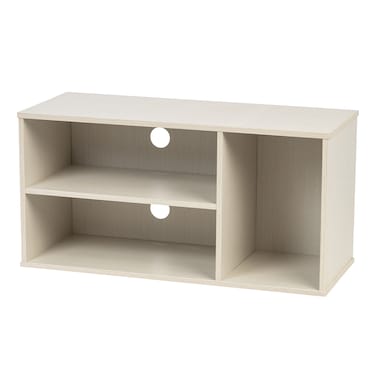 IRIS USA Modular AV Box TV Stand White 5 shelves